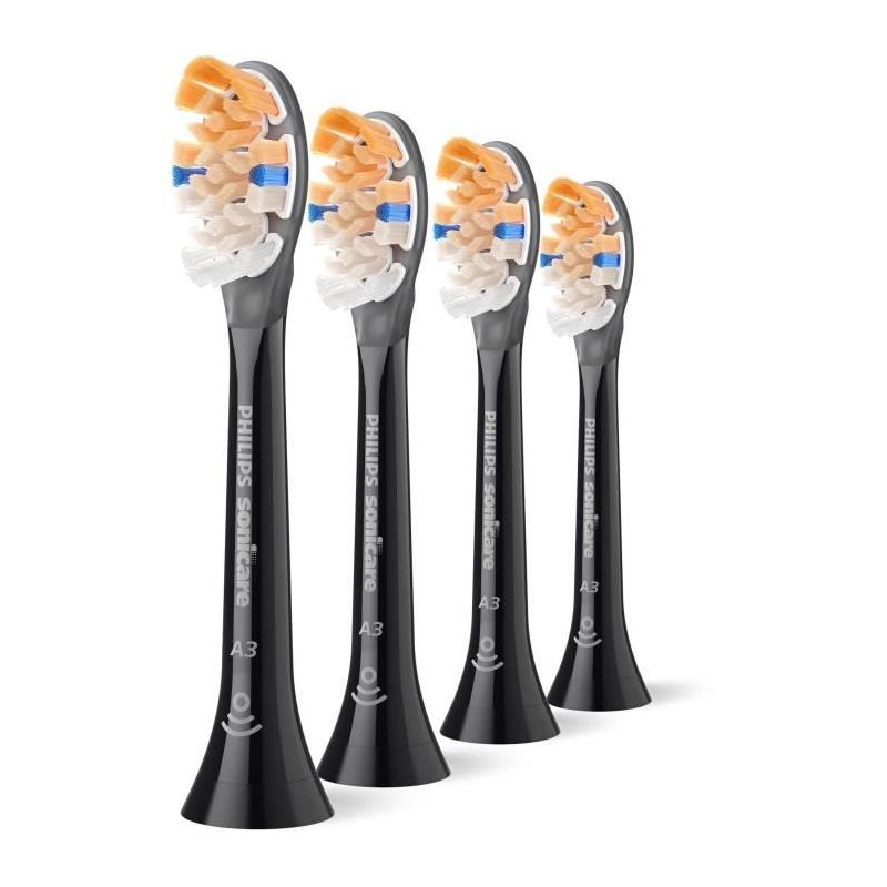 Lot de 4 têtes de brosse Philips HX9094/88 - Noir A3