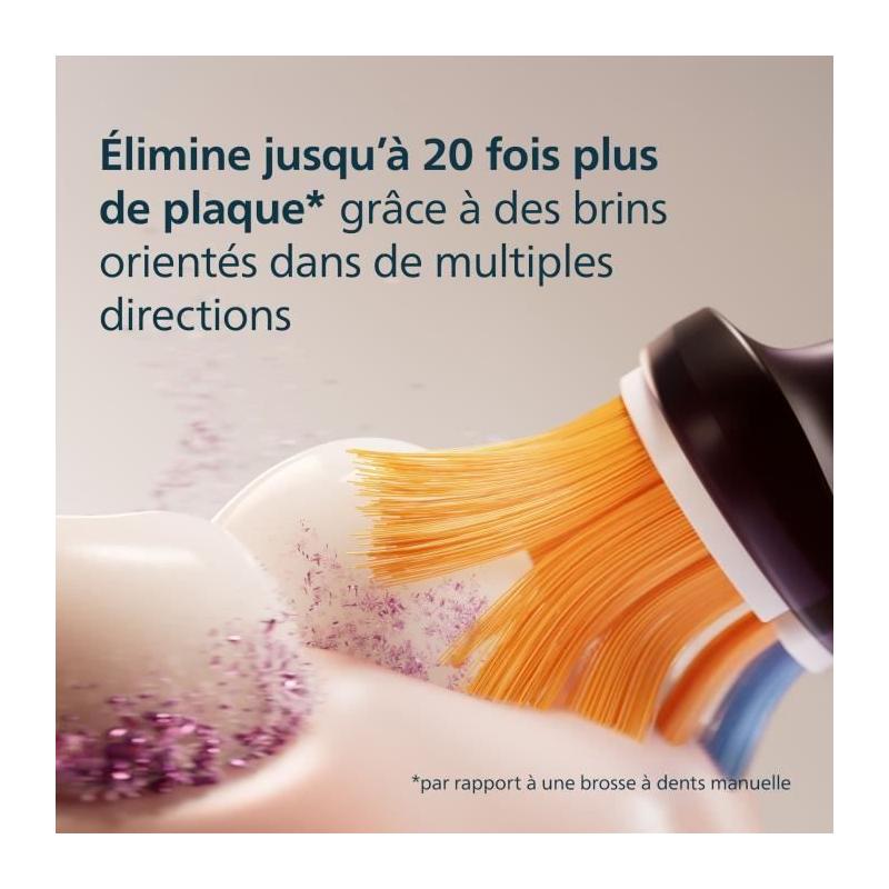 Lot de 4 têtes de brosse Philips HX9094/88 - Noir A3