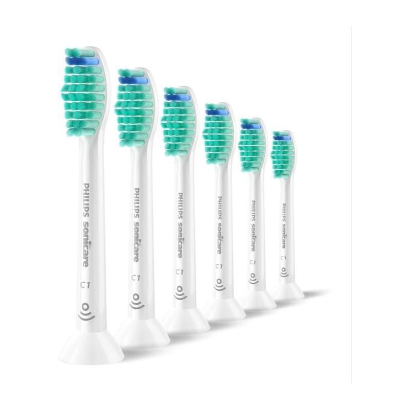 Ensemble de 6 têtes de brosse Philips HX6016/87 - Blanc C1