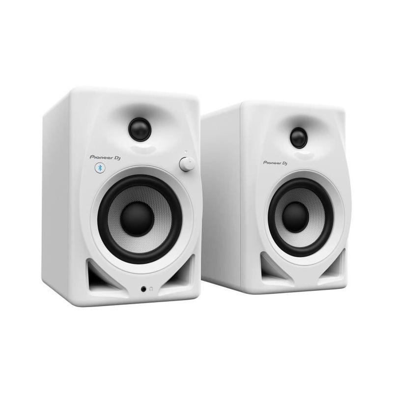 Enceintes de monitoring Pioneer DJ DM-40D-BT-W - Bluetooth - Blanc