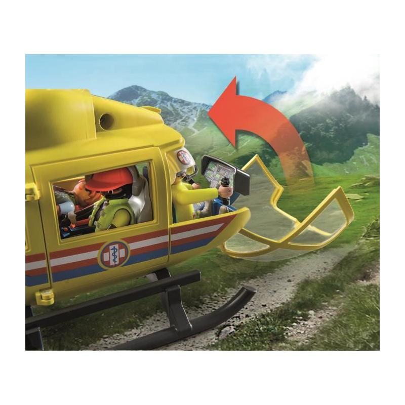 Hélicoptère de secours PLAYMOBIL 71203 - Sauvez la ville avec les Secouristes!