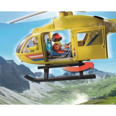 Hélicoptère de secours PLAYMOBIL 71203 - Sauvez la ville avec les Secouristes!