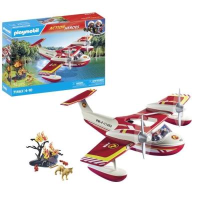 Jouet Hydravion Pompiers Playmobil 71463 - Univers Miniature