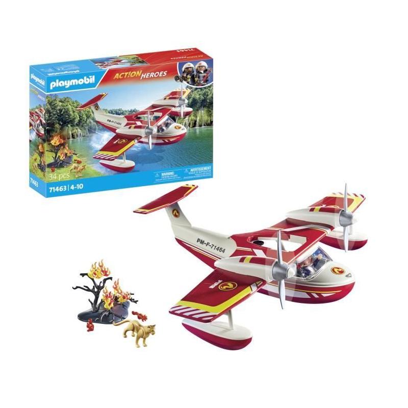 Jouet Hydravion Pompiers Playmobil 71463 - Univers Miniature