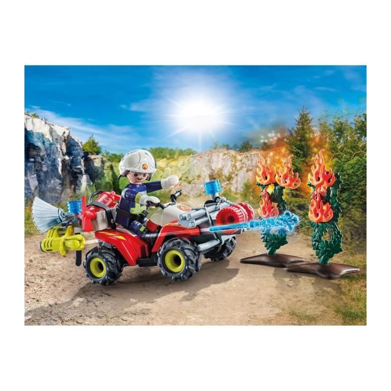 Lutte contre l'incendie avec le pompier PLAYMOBIL 71825