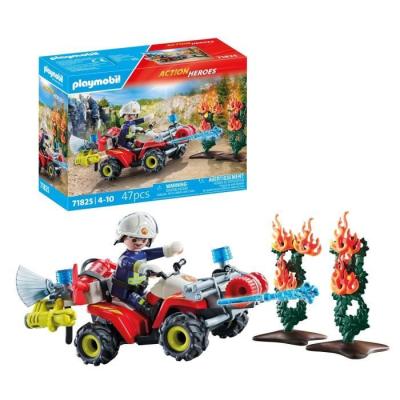 Lutte contre l'incendie avec le pompier PLAYMOBIL 71825