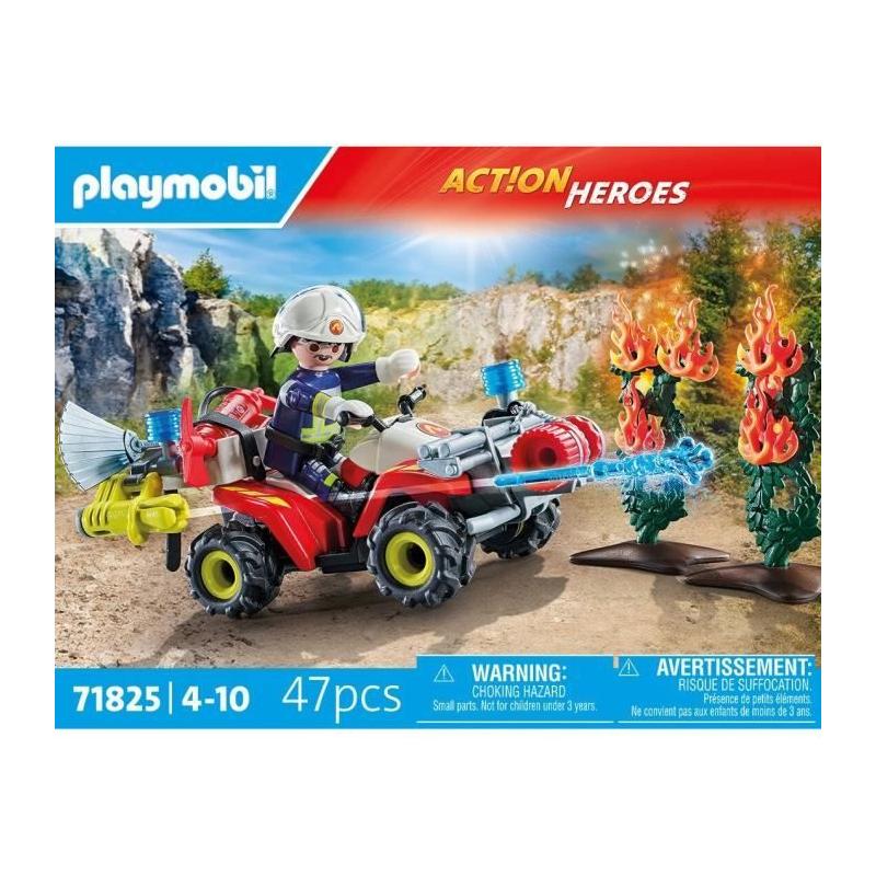 Lutte contre l'incendie avec le pompier PLAYMOBIL 71825