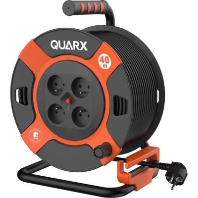 Enrouleur QUARX 40m pour Bricolage - Tambour métallique