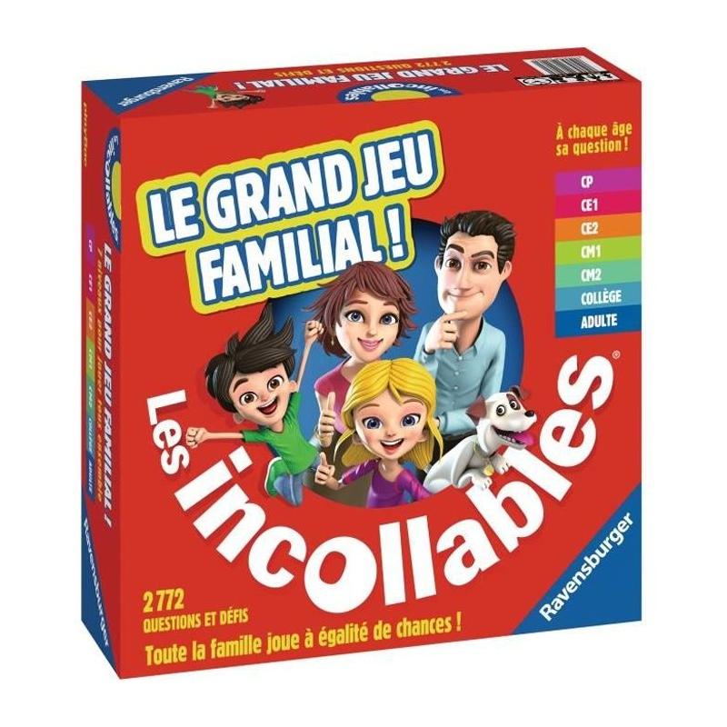 Jeu de Quiz Les Incollables : Le grand jeu familial pour petits et grands