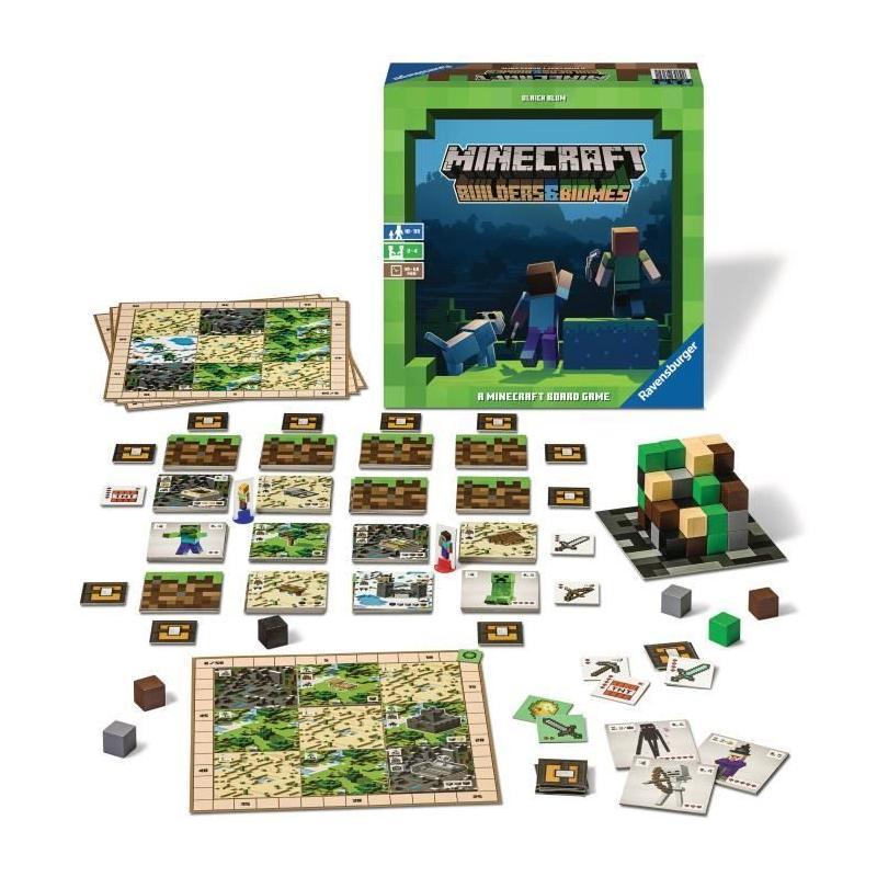 Jeu de société Minecraft Builders & Biomes par Ravensburger