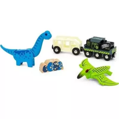 Amusez-vous avec le Brio Train à Piles Dinosaure!