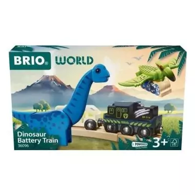 Amusez-vous avec le Brio Train à Piles Dinosaure!