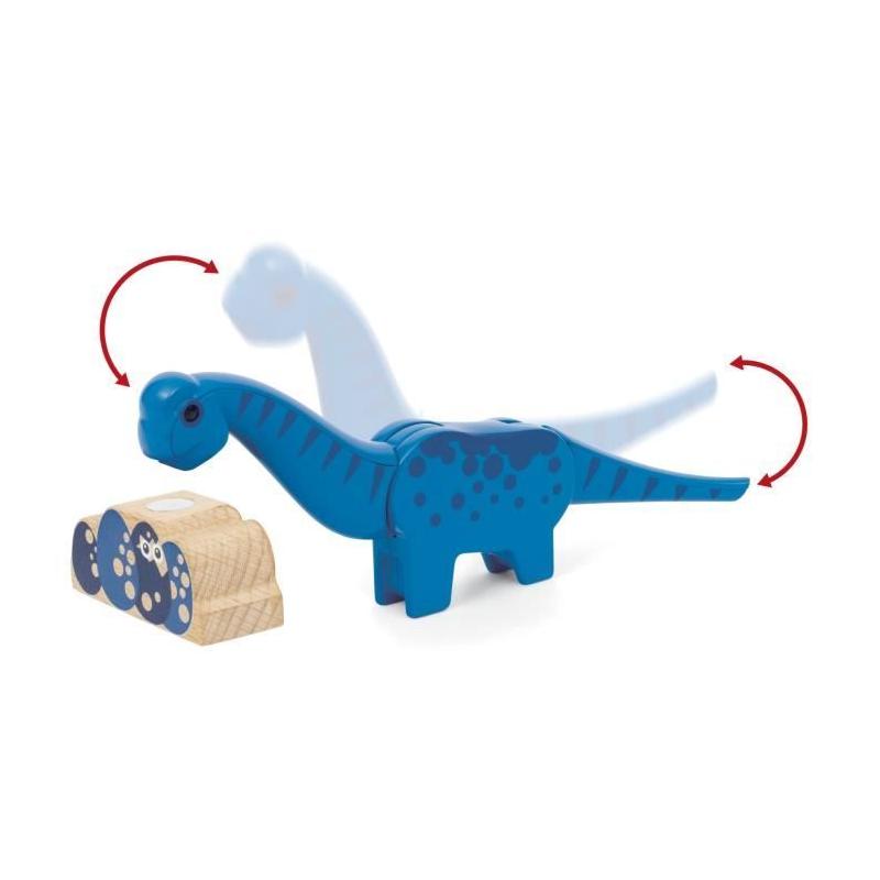 Amusez-vous avec le Brio Train à Piles Dinosaure!
