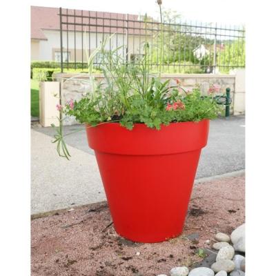 Pot de fleurs Soleilla Rouge - Ø 49 x 44,8 cm - Élégance florale