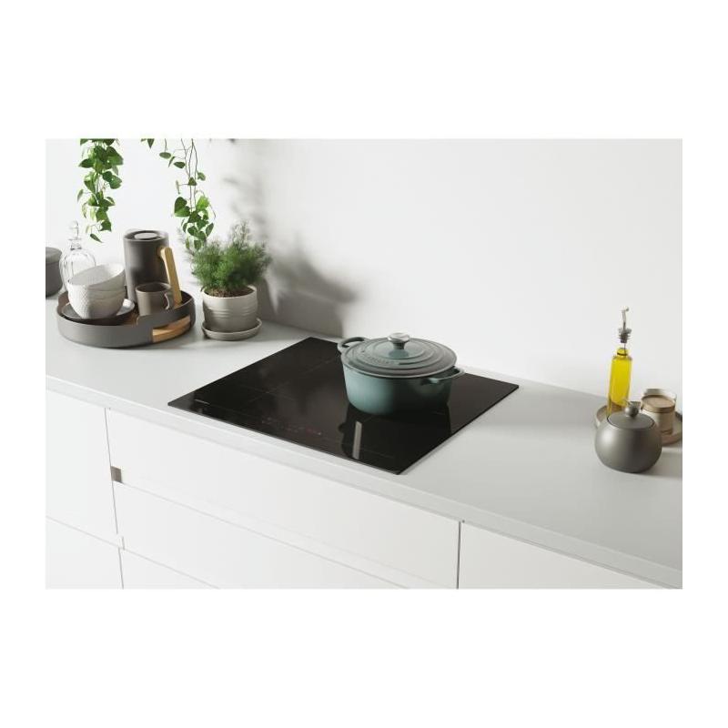 Table de cuisson vitrocéramique - ROSIERES - Commandes tactiles - 3 feux