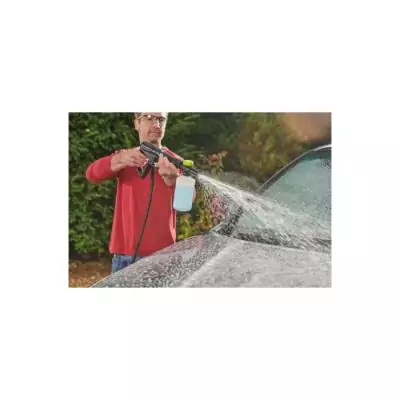 Nettoyeur haute pression 1400W - 110 bars - 390L - flexible 5m - lances vario & turbo - buse détergent Nettoyeur haute pression 1400W - 110 bars - 390L - flexible 5m - lances vario & turbo - buse détergent