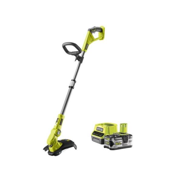 RYOBI - Coupe-bordures 18V - Ø coupe 25-30 cm - Ø fil 1 x 1,6 mm - tube télescopique - batterie 5,0 Ah & chargeur - RLT183250
