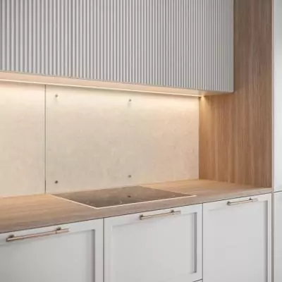 Protegez vos murs avec style : Fond de hotte en verre TRANSPARENT 45x60