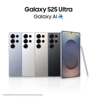 SAMSUNG Galaxy S25 Ultra AI 256 Go Noir Titane