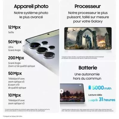 Découvrez le SAMSUNG Galaxy S25 Ultra AI 256 Go Bleu Titane Découvrez le SAMSUNG Galaxy S25 Ultra AI 256 Go Bleu Titane