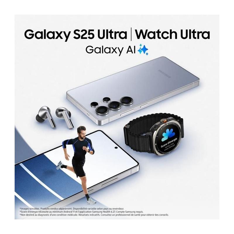 Découvrez le SAMSUNG Galaxy S25 Ultra AI 256 Go Bleu Titane