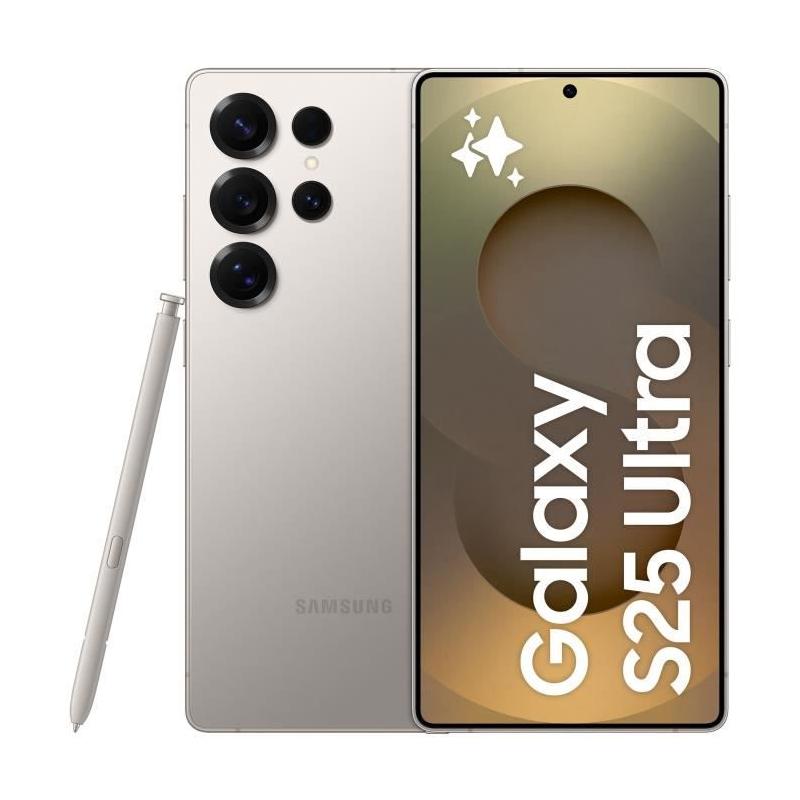Smartphone Samsung Galaxy S25 Ultra AI 256 Go Gris Titane