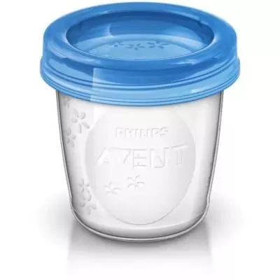 Pots de conservation Philips Avent 180ml - Lait maternel