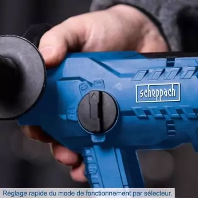 Perforateur burineur sans fil SCHEPPACH 20V - puissant et polyvalent Perforateur burineur sans fil SCHEPPACH 20V - puissant et polyvalent