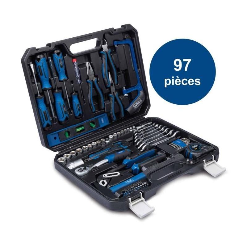 Mallette à outils 97 pièces - Pratique et polyvalente