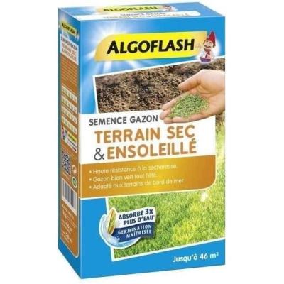 ALGOFLASH Gazon pour terrain sec ensoleillé - 1kg