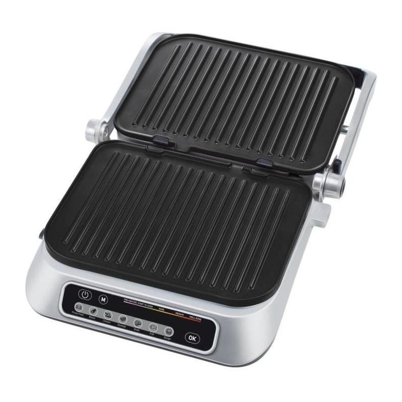 Plancha Sencor SBG6031SS: Cuisson rapide en argent