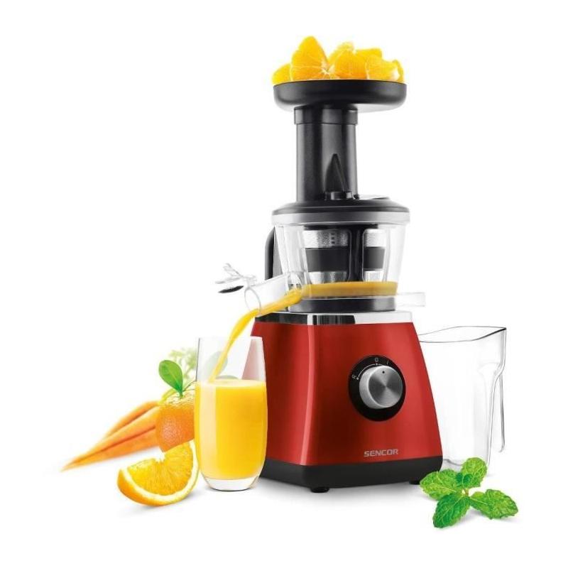 Extrait des jus savoureux avec l'extracteur lent Sencor - SSJ 4042RD