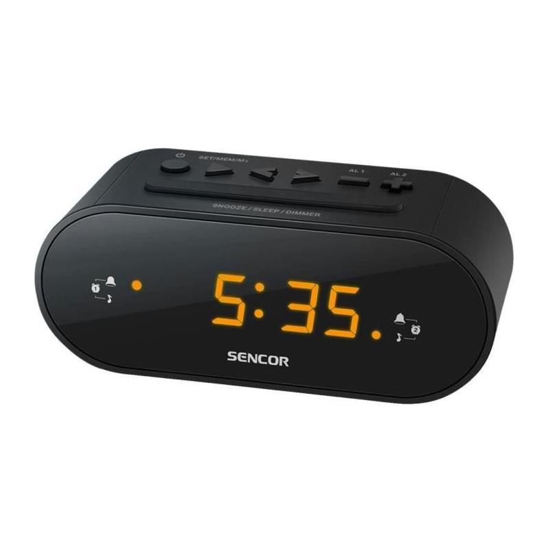 Radio-réveil Sencor SRC 1100 B - Le réveil musical parfait
