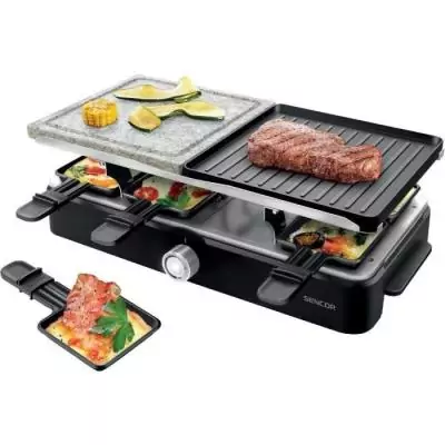 Appareil à raclette Sencor SBG 0260BK - Plancha de table efficiente Appareil à raclette Sencor SBG 0260BK - Plancha de table efficiente