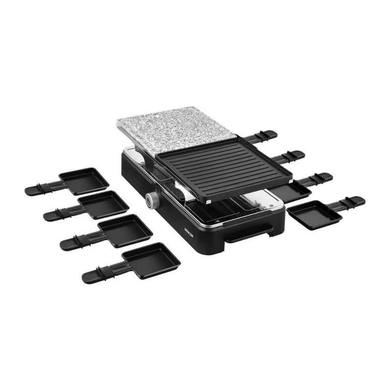 Appareil à raclette Sencor SBG 0260BK - Plancha de table efficiente
