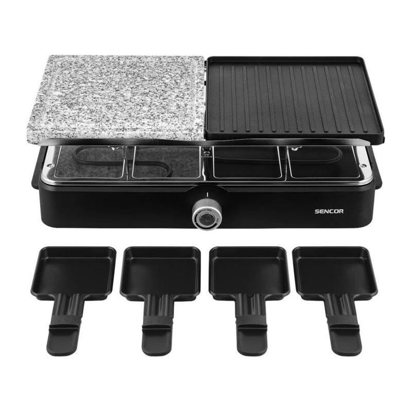 Appareil à raclette Sencor SBG 0260BK - Plancha de table efficiente