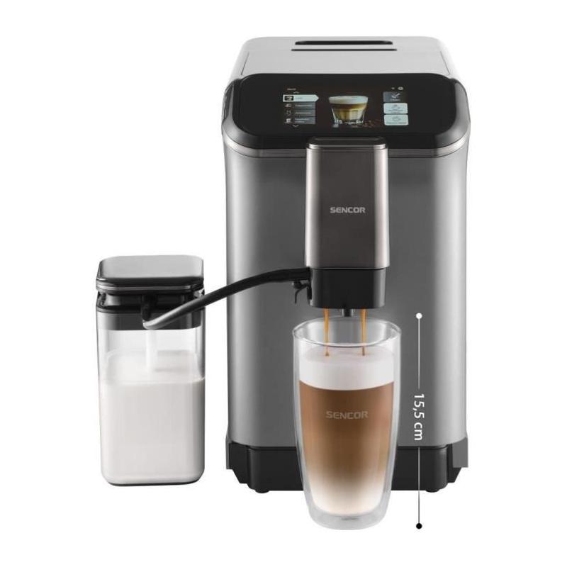 Machine à expresso Sencor - SES 8500BK : Café parfait en un instant