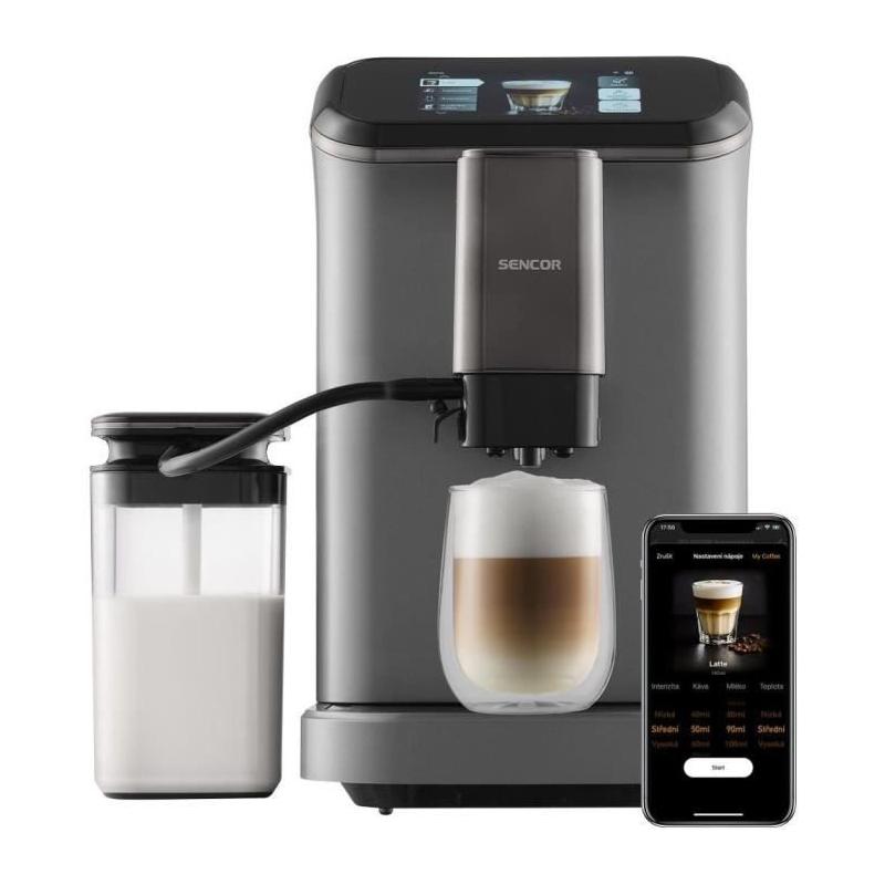 Machine à expresso Sencor - SES 8500BK : Café parfait en un instant