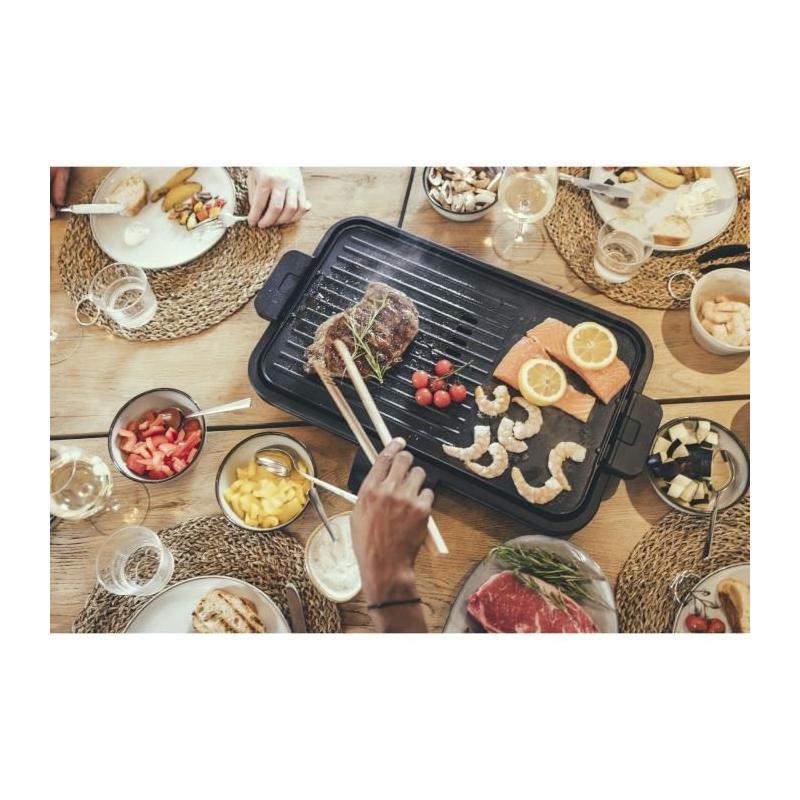 Plancha SEVERIN PG8564: Surface cuisson 50x30cm anti-adhésive
