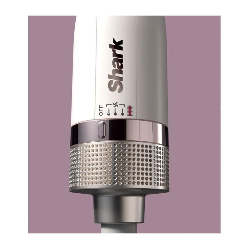 Brosse coiffante Shark SmoothStyle Blanc Argent