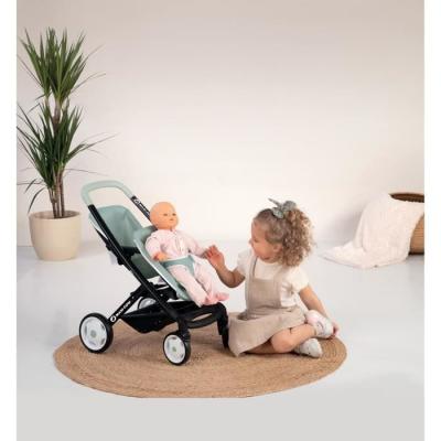 Poussette jumeaux Smoby Maxi-Cosi : sauge, pour enfants dès 3 ans