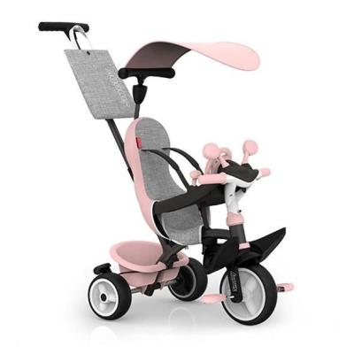 SMOBY - Tricycle Baby Driver Rose pour les tout-petits