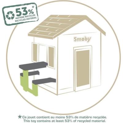 Table de Pique-Nique Smoby Life - Pour Maison Smoby - 2 Bancs