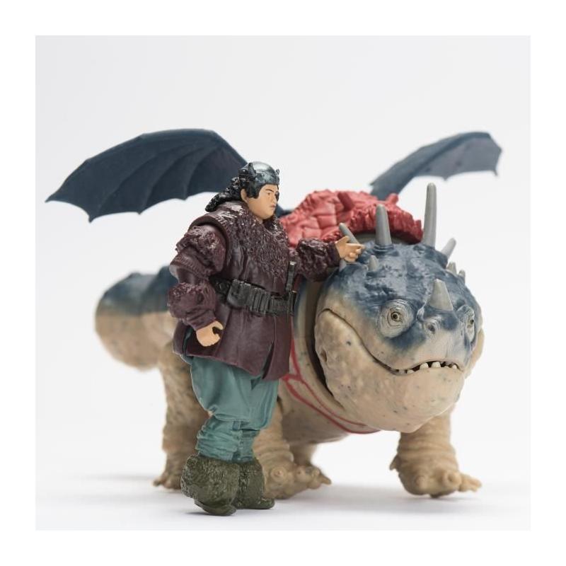 Figurine miniature Dragon et Viking 25 cm: SPIN MASTER PACK GRONK