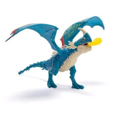 How to train your dragon Dreamworks Dragons - Figurine Dragon Tempête À Fonctions 25 Cm - Figurine Articulée Tempête Avec 3