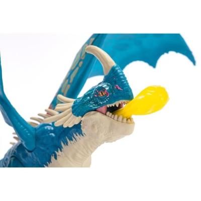 How to train your dragon Dreamworks Dragons - Figurine Dragon Tempête À Fonctions 25 Cm - Figurine Articulée Tempête Avec 3