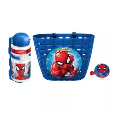 Ensemble vélo Spider-Man pour enfant dès 3 ans - Bleu et Rouge