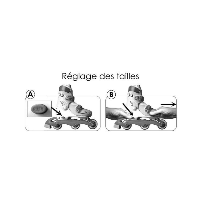 Patins en Ligne SPIDERMAN Taille 27-30 | Roller ajustable