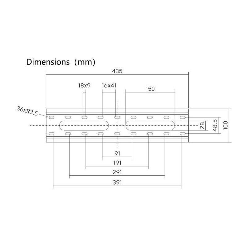 Support TV fixe SLIM Stell SHO 4210 - Fixation murale pour TV