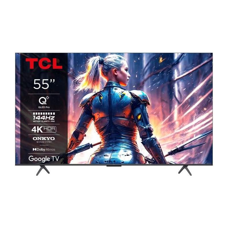TCL 55T8B - TV QLED 55" 4K 144Hz HDR10+ Google TV